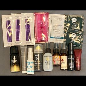 Bulk pack of trial sized hair products